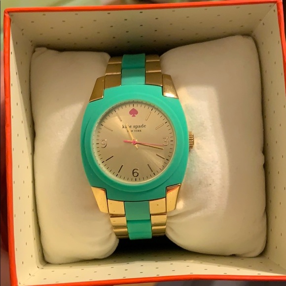 Teal and gold Kate Spade Watch - Picture 1 of 4